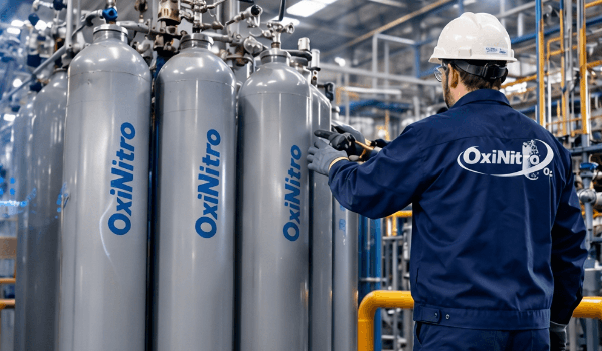 Equipe técnica Oxinitro em operação